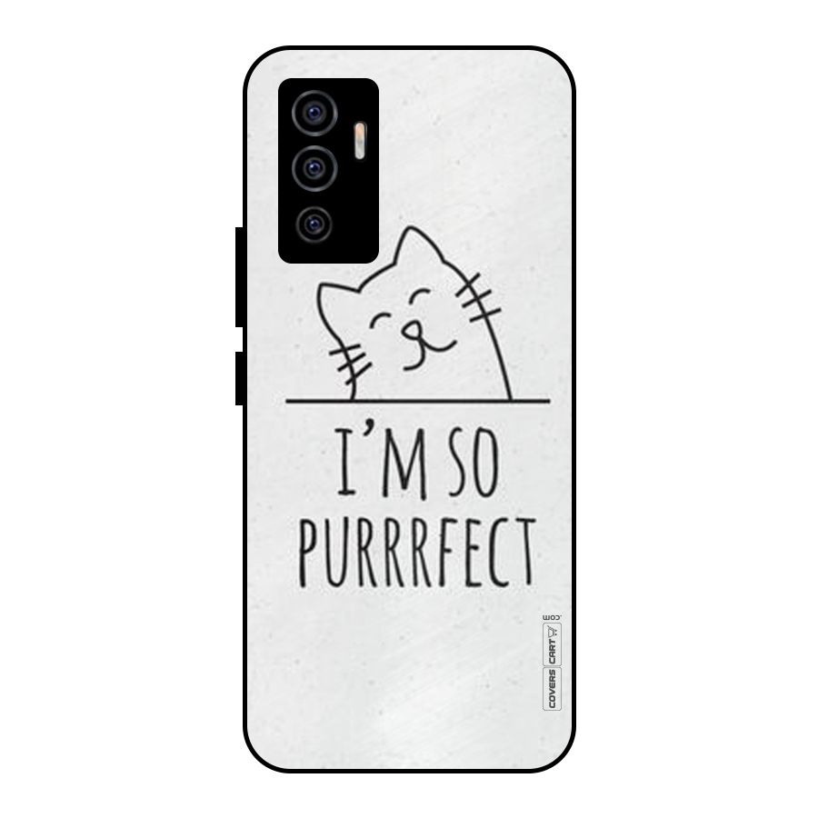 So Purrfect Metal Back Case for Vivo V23e