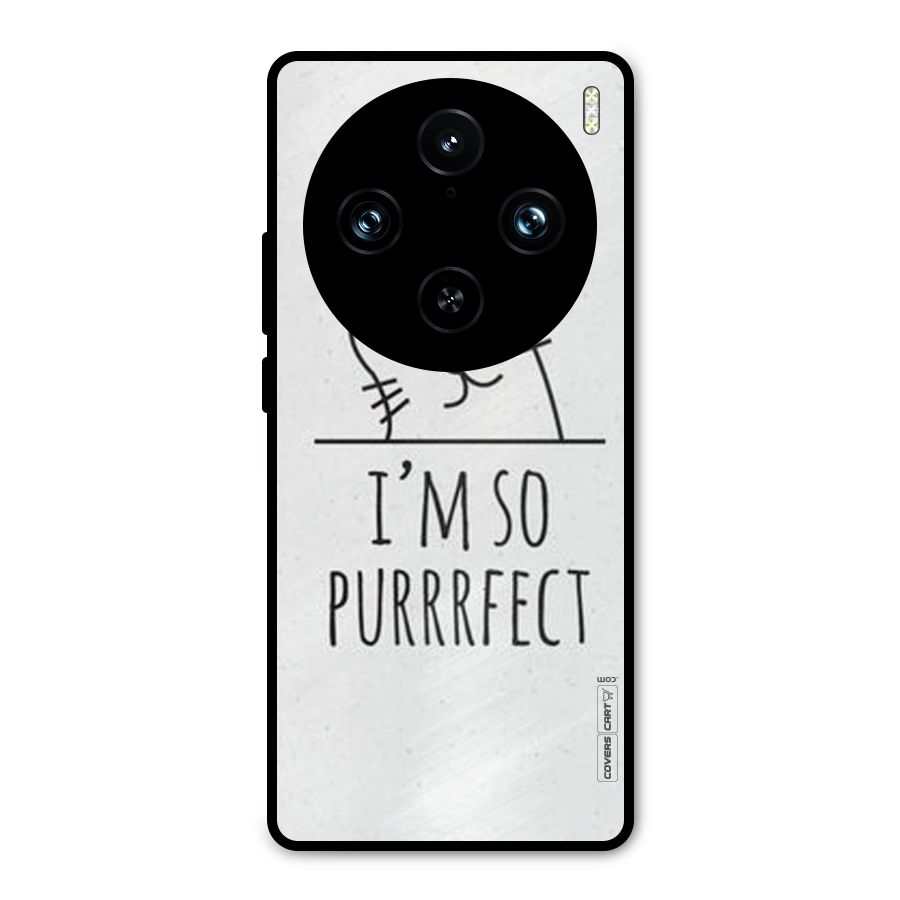 So Purrfect Metal Back Case for Vivo X100 Pro