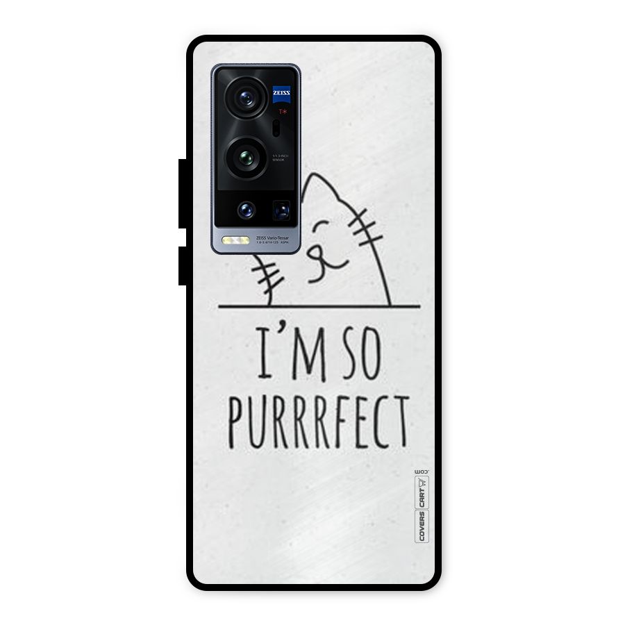 So Purrfect Metal Back Case for Vivo X60 Pro Plus