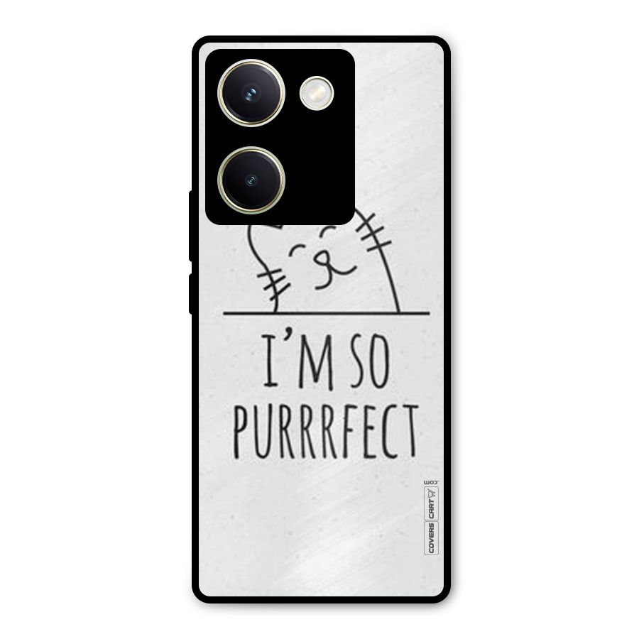 So Purrfect Metal Back Case for Vivo Y200 Pro