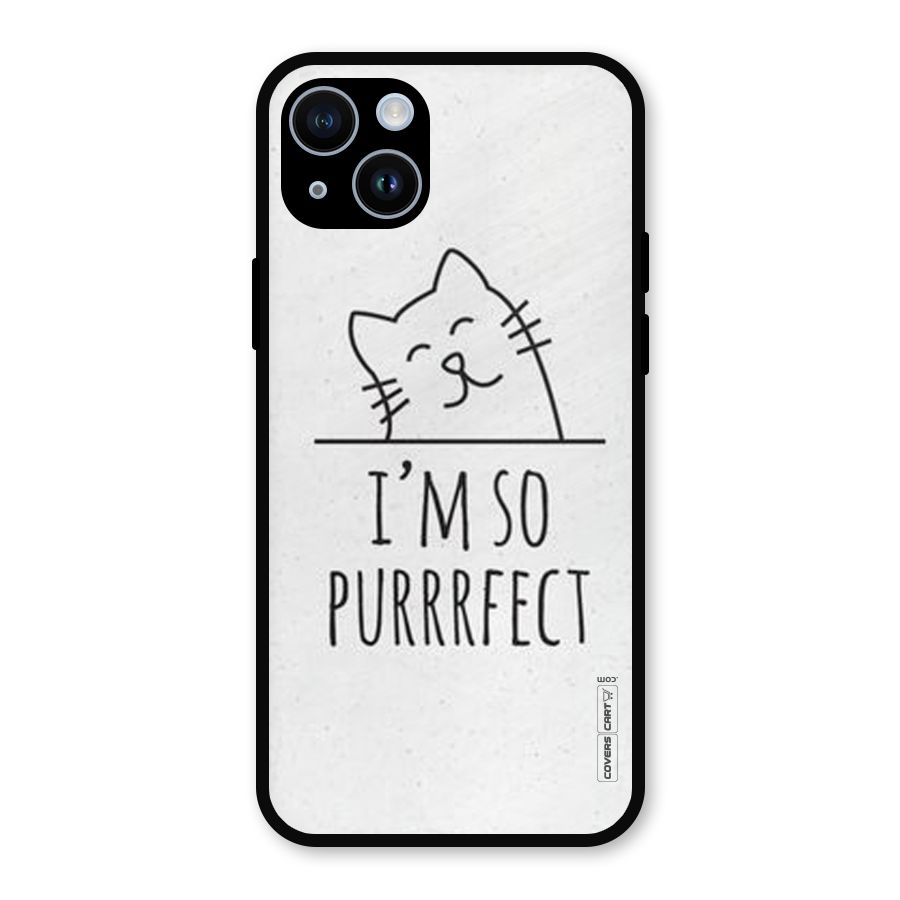So Purrfect Metal Back Case for iPhone 14