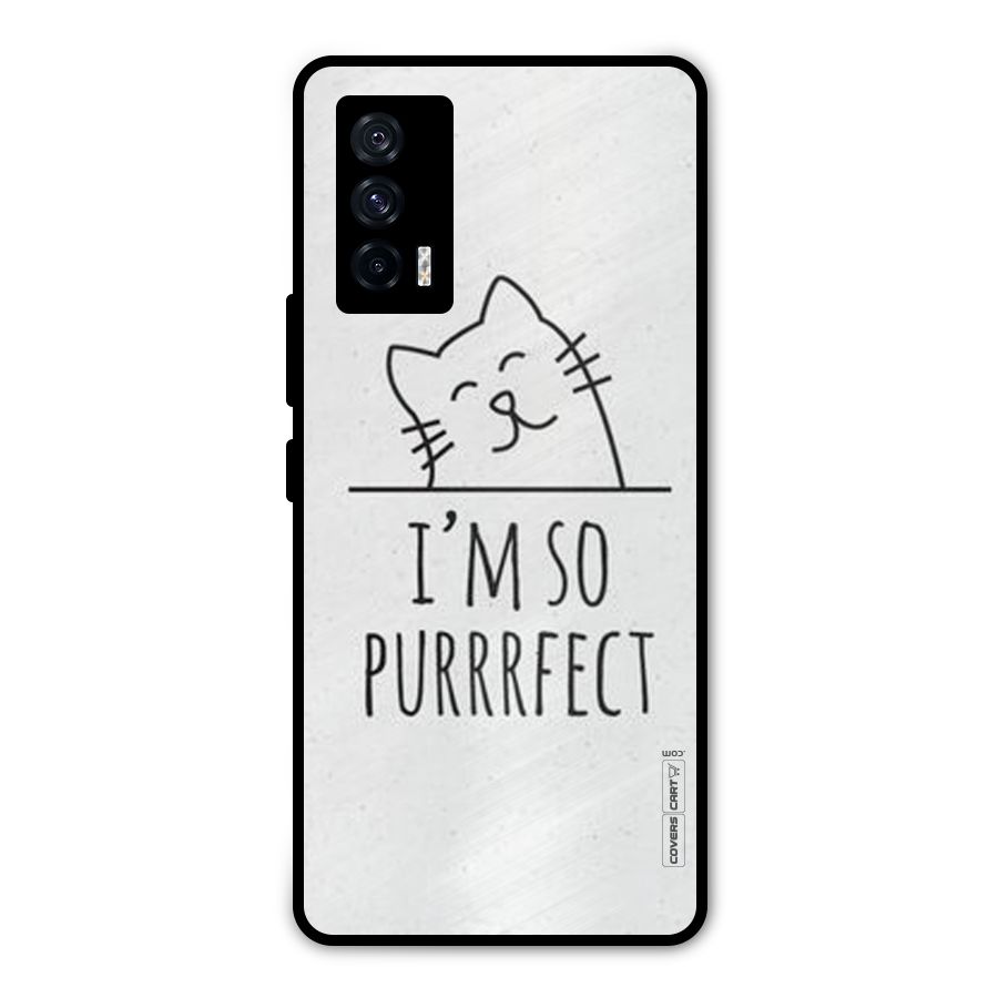 So Purrfect Metal Back Case for iQOO 7 5G