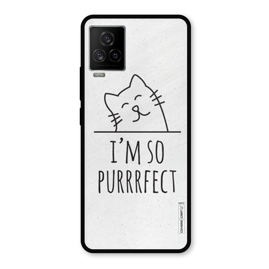 So Purrfect Metal Back Case for iQOO 7 Legend 5G
