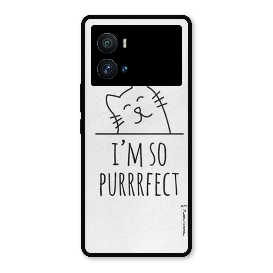 So Purrfect Metal Back Case for iQOO 9 Pro