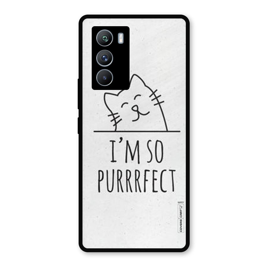 So Purrfect Metal Back Case for iQOO 9 SE