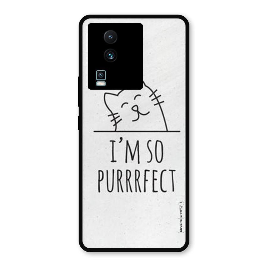 So Purrfect Metal Back Case for iQOO Neo 7