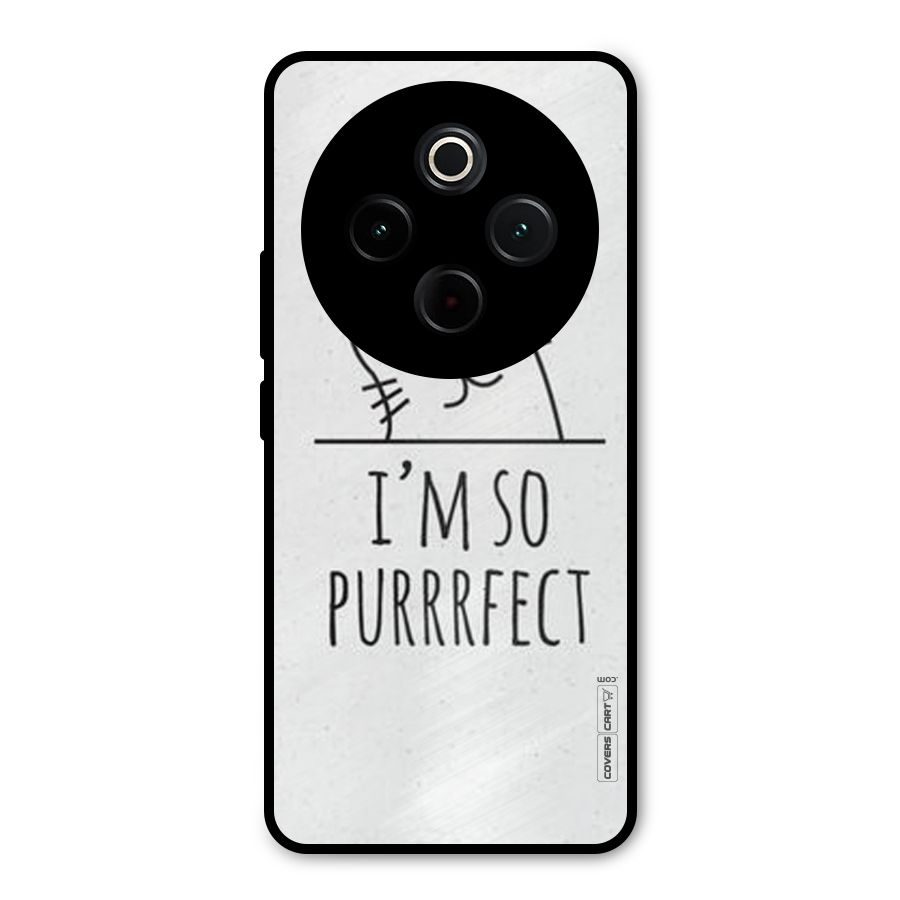 So Purrfect Metal Back Case for iQOO Z10