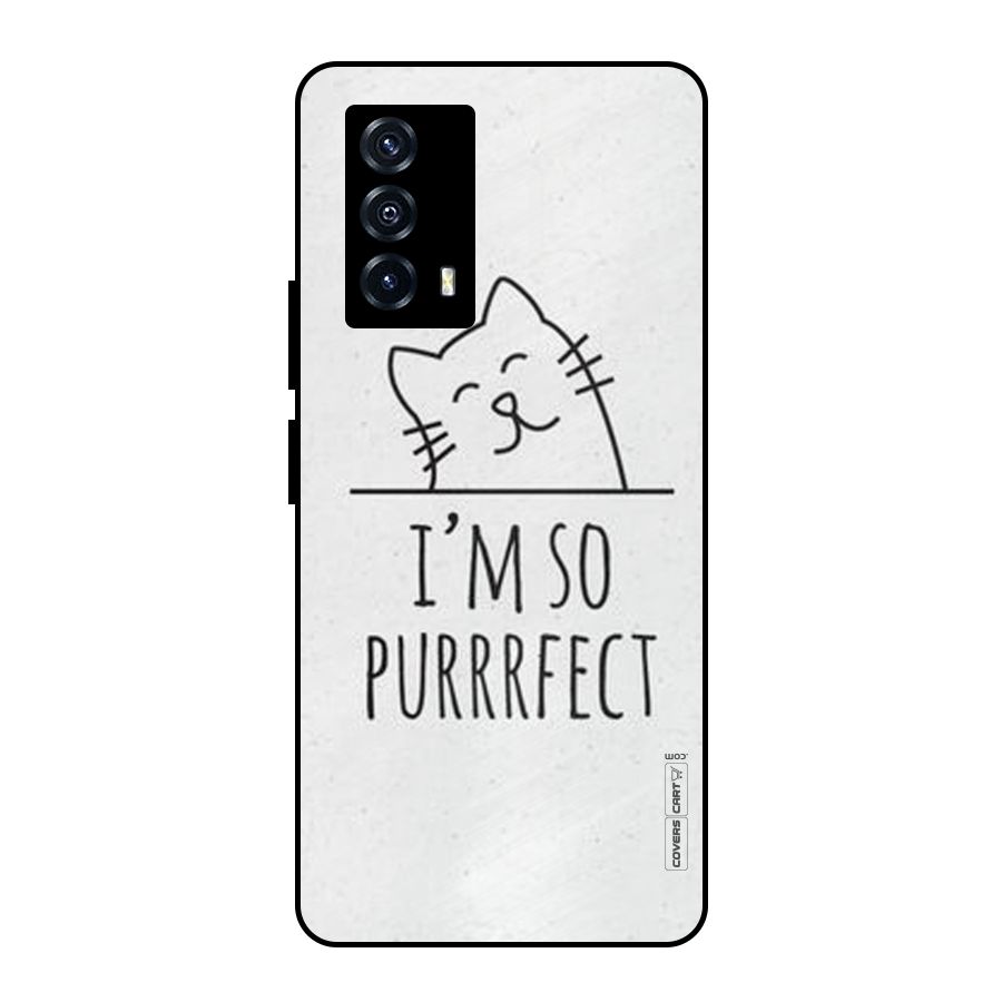 So Purrfect Metal Back Case for iQOO Z5