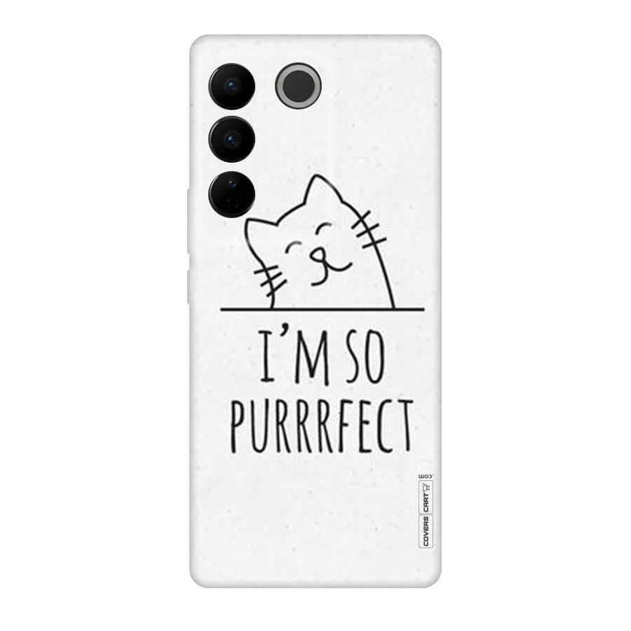 So Purrfect Original Polycarbonate Back Case for Vivo V27