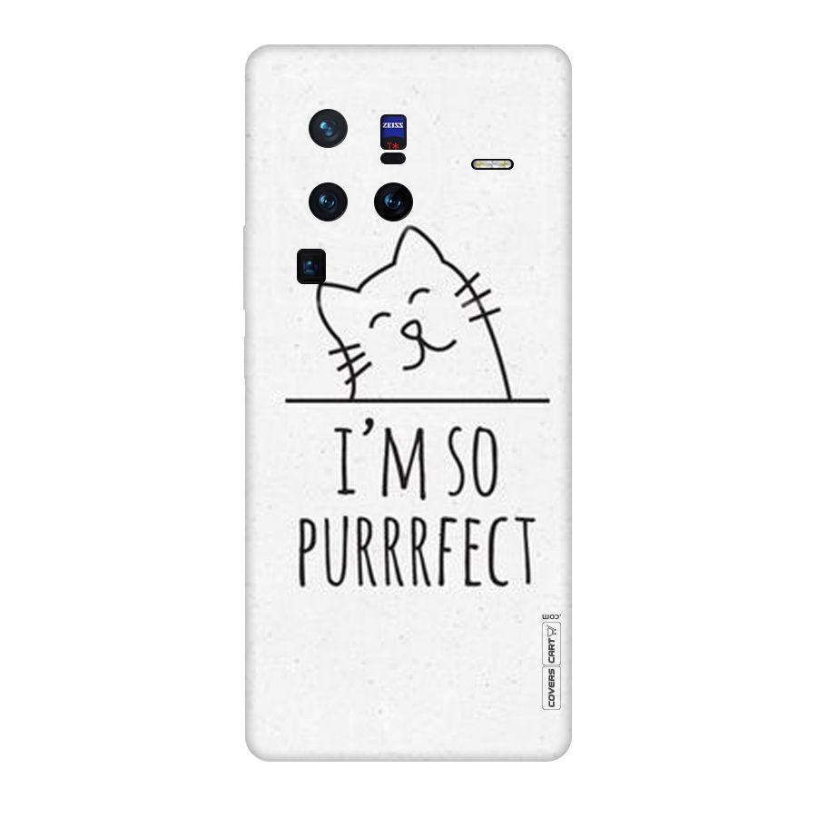 So Purrfect Original Polycarbonate Back Case for Vivo X80