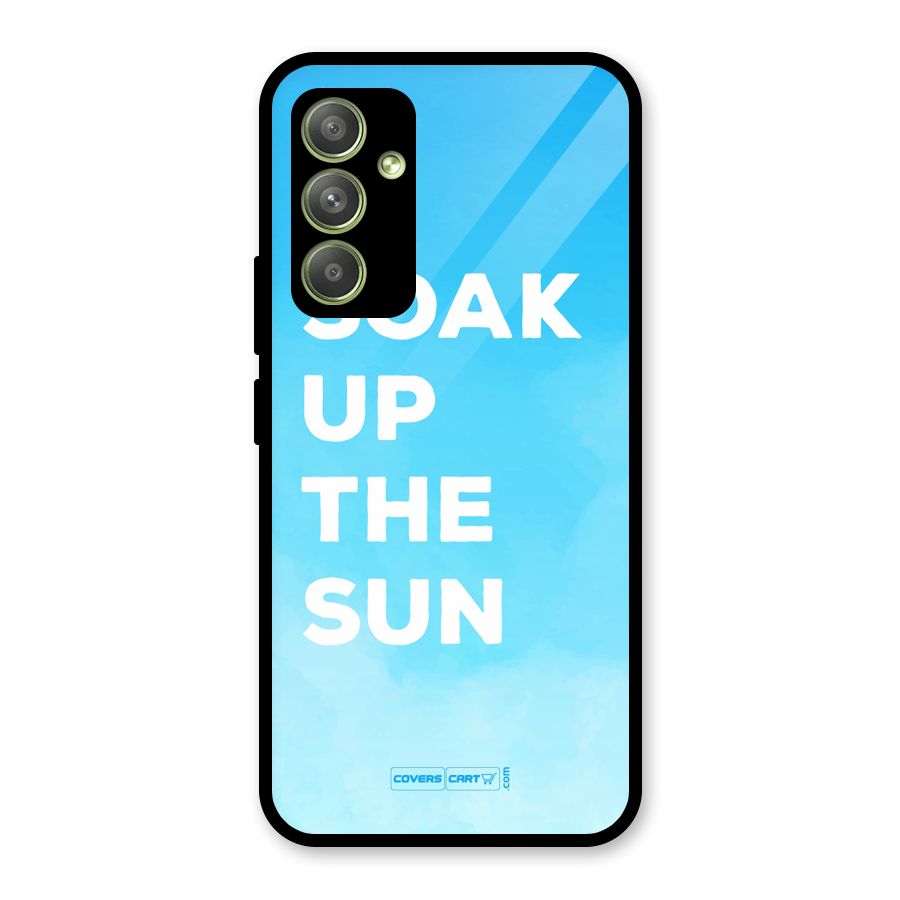 Soak Up The Sun Glass Back Case for Galaxy A54