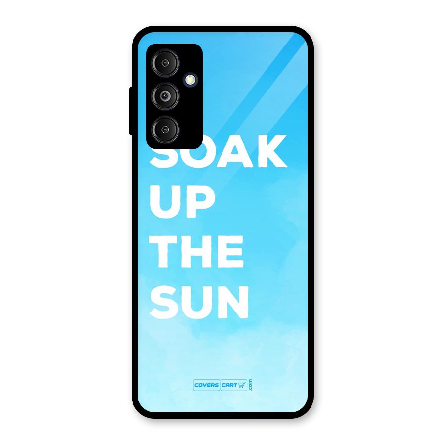 Soak Up The Sun Glass Back Case for Galaxy M14 5G