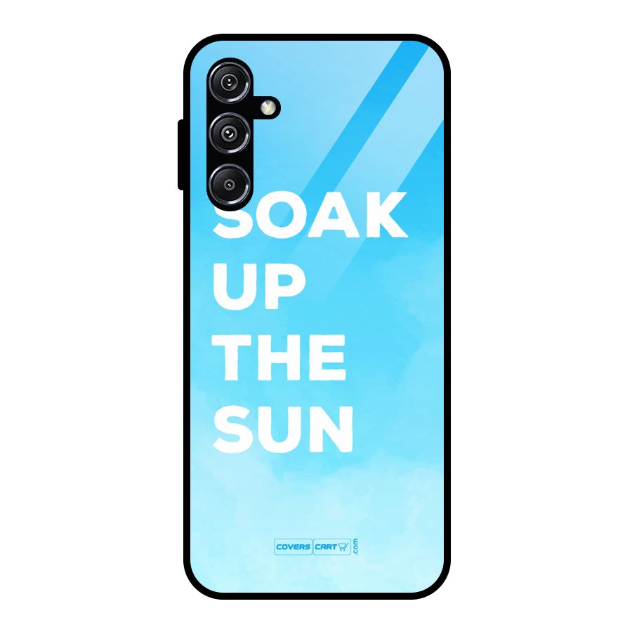 Soak Up The Sun Glass Back Case for Galaxy M34 5G