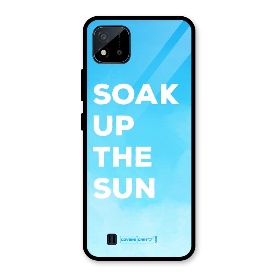 Soak Up The Sun Glass Back Case for Realme C11 2021