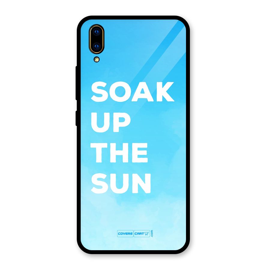 Soak Up The Sun Glass Back Case for Vivo V11 Pro