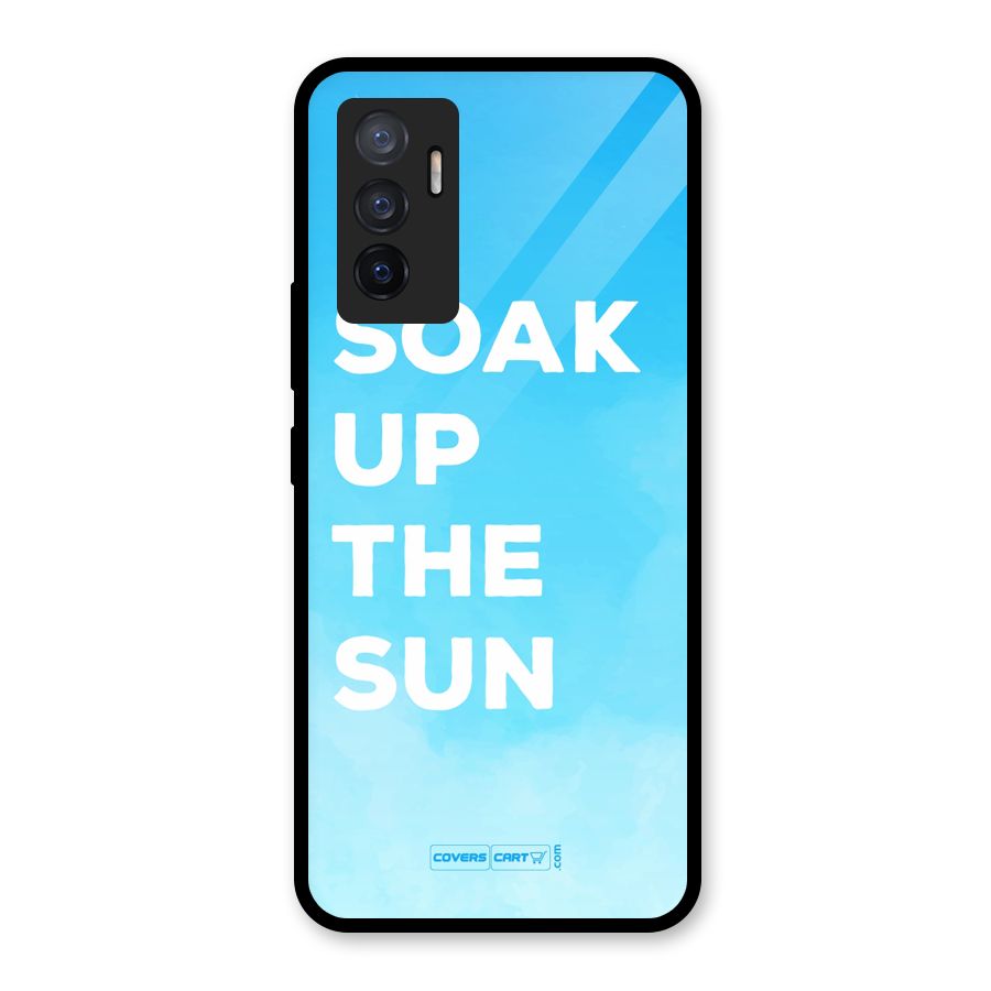 Soak Up The Sun Glass Back Case for Vivo V23e