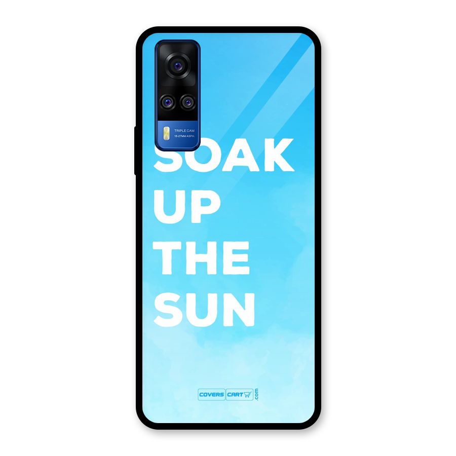 Soak Up The Sun Glass Back Case for Vivo Y31