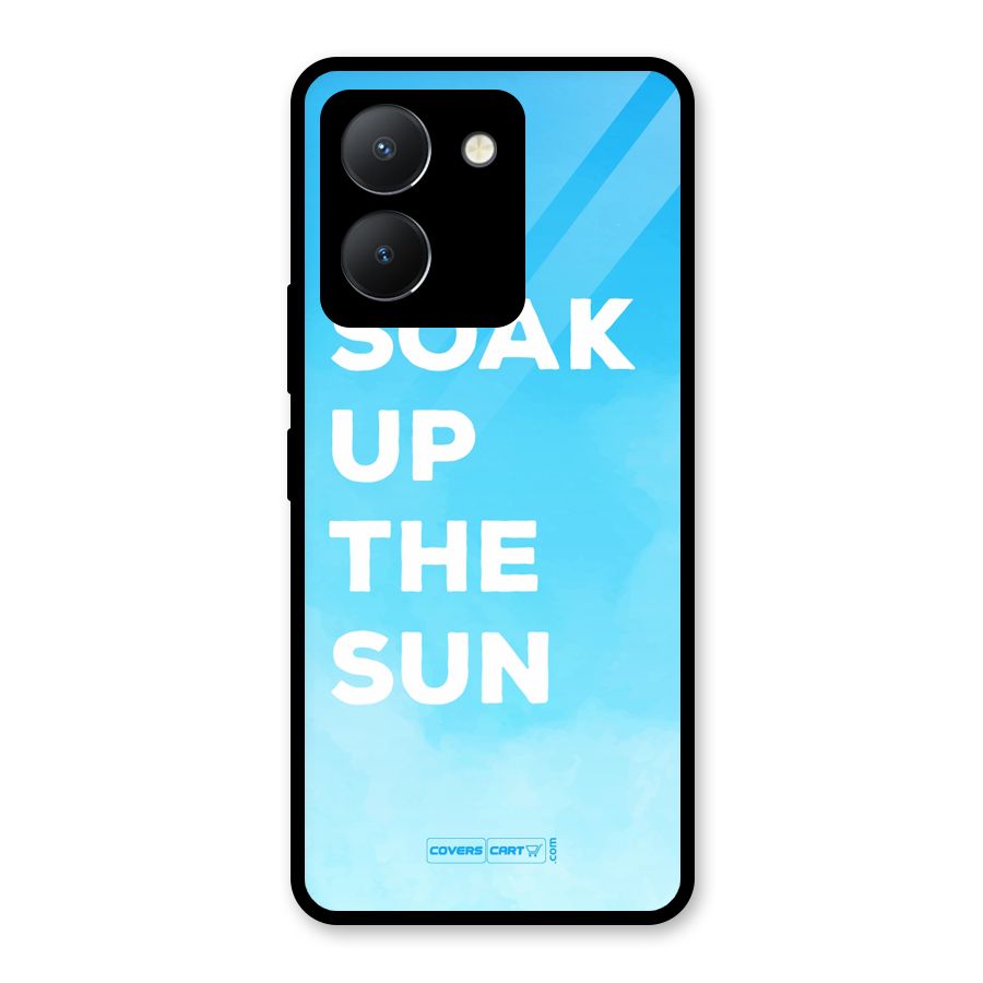 Soak Up The Sun Glass Back Case for Vivo Y36