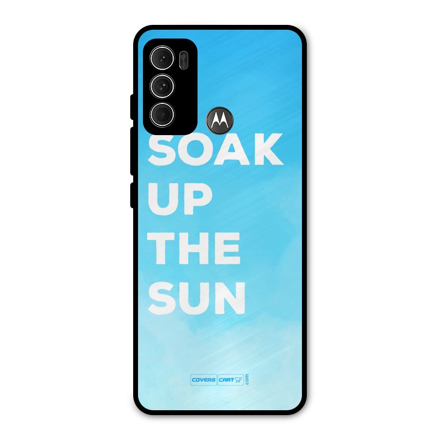 Soak Up The Sun Metal Back Case for Moto G60