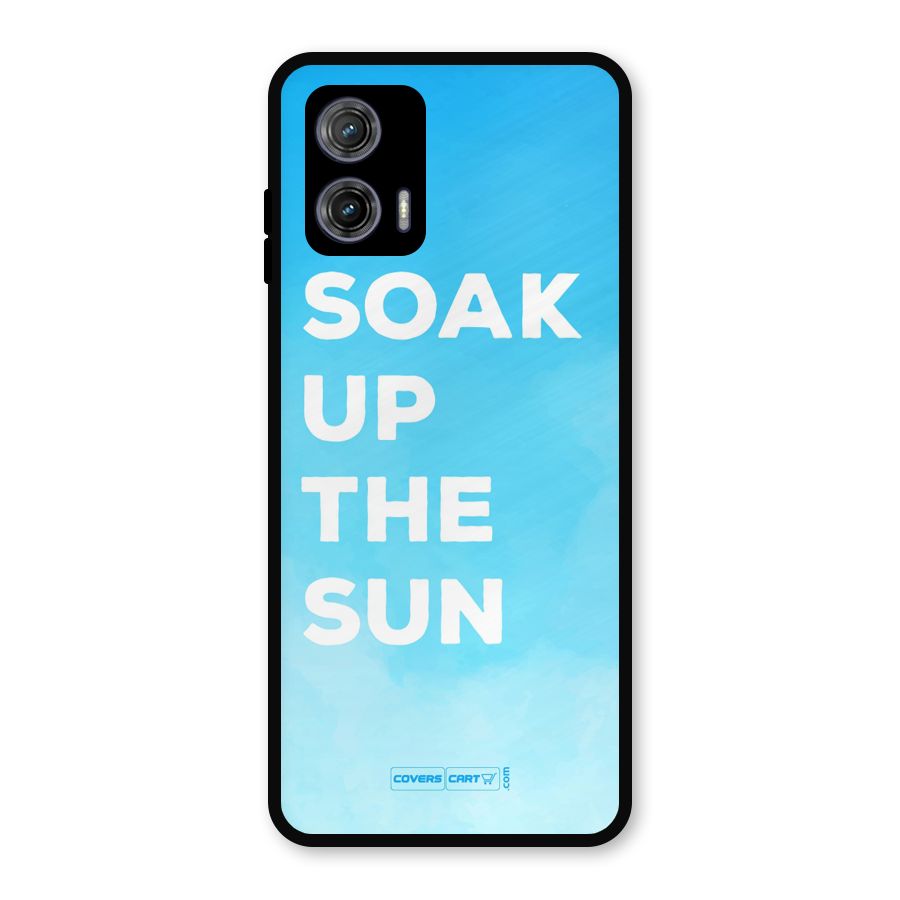 Soak Up The Sun Metal Back Case for Moto G73