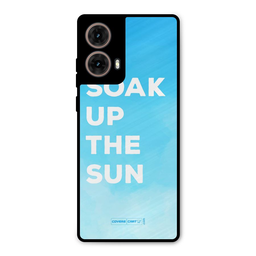 Soak Up The Sun Metal Back Case for Moto G85