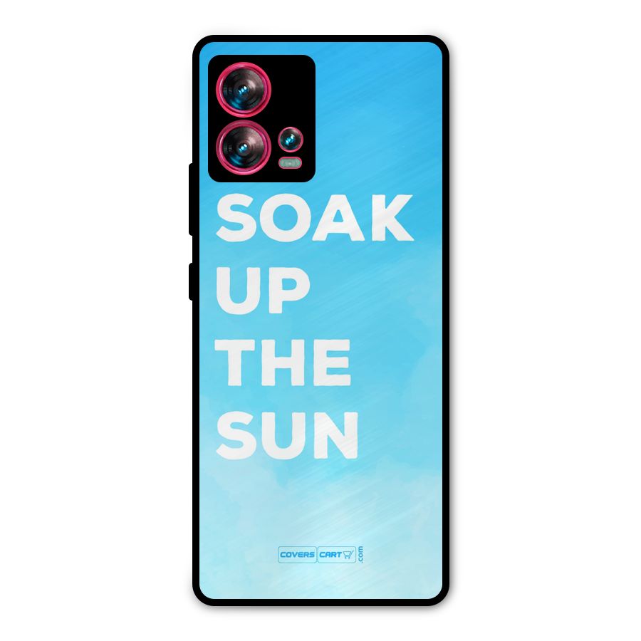 Soak Up The Sun Metal Back Case for Motorola Edge 30 Fusion