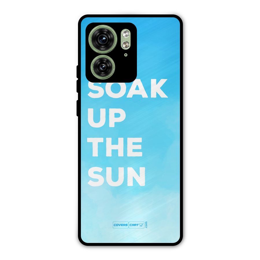 Soak Up The Sun Metal Back Case for Motorola Edge 40 5G