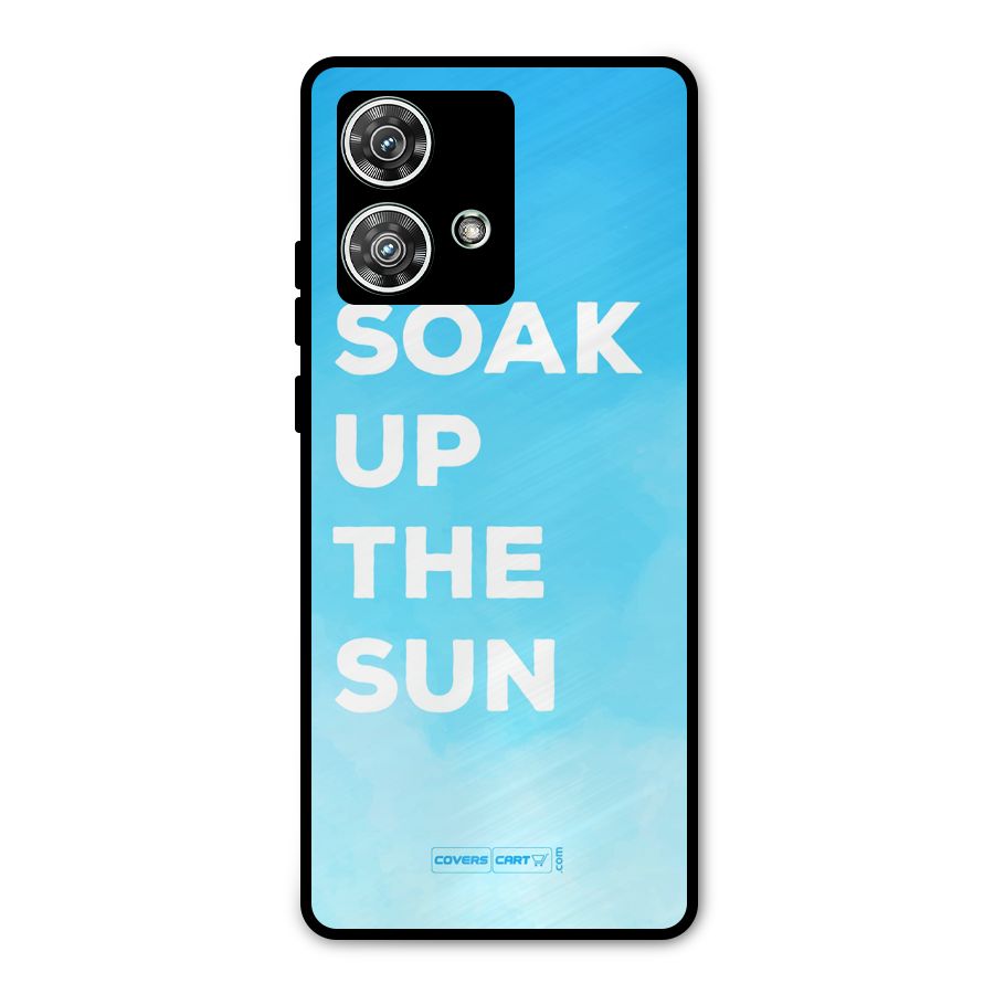 Soak Up The Sun Metal Back Case for Motorola Edge 40 Neo