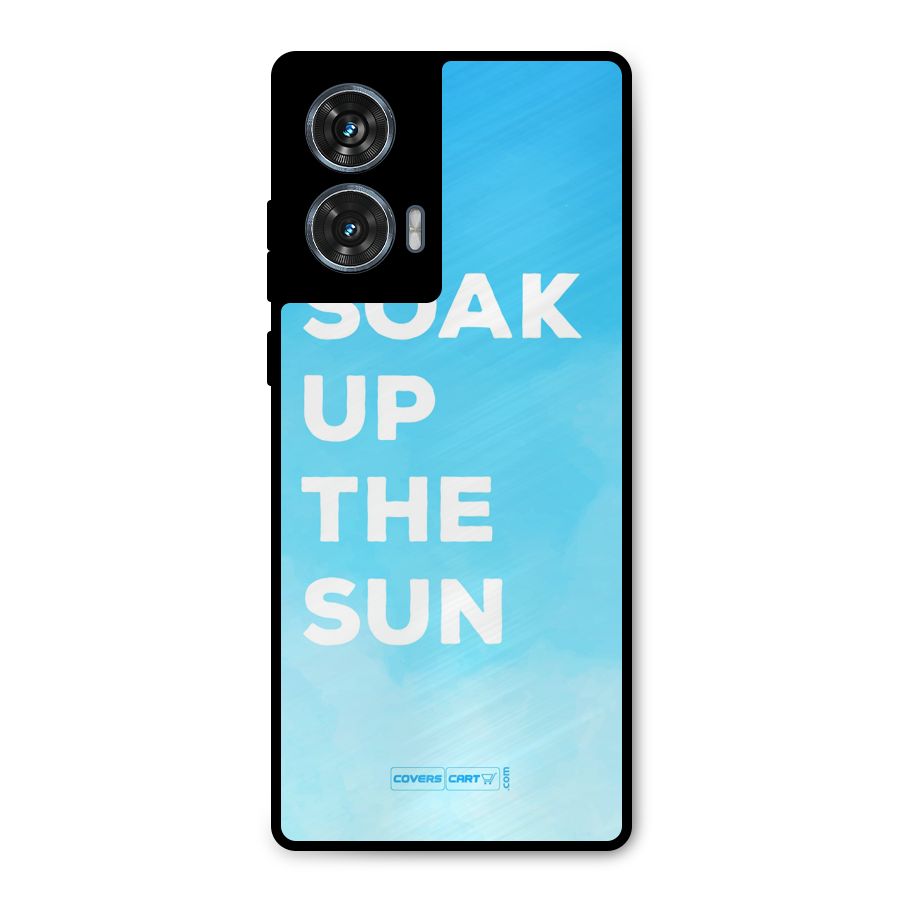 Soak Up The Sun Metal Back Case for Motorola Edge 50 Fusion