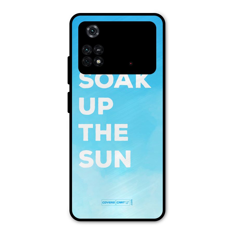 Soak Up The Sun Metal Back Case for Poco M4 Pro 4G