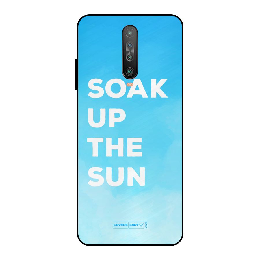 Soak Up The Sun Metal Back Case for Poco X2