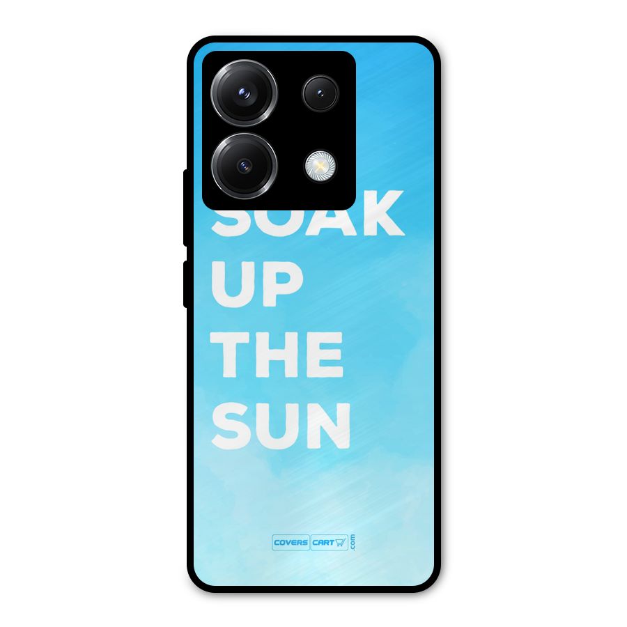 Soak Up The Sun Metal Back Case for Poco X6