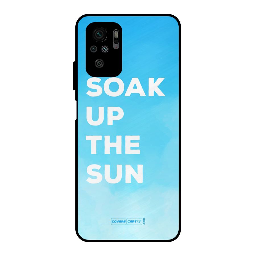 Soak Up The Sun Metal Back Case for Redmi Note 10S
