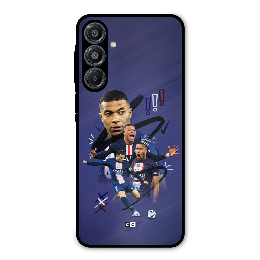 Socccer Star Qatar Metal Back Case for Galaxy A16 5G