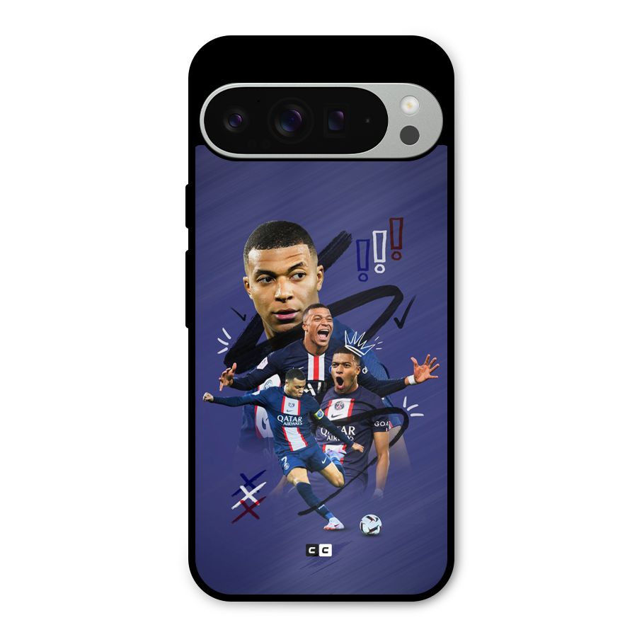 Socccer Star Qatar Metal Back Case for Google Pixel 9 Pro XL