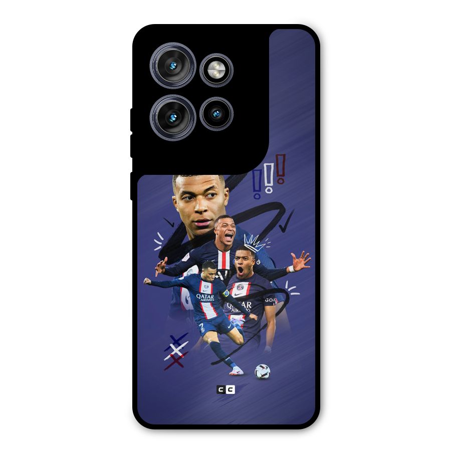 Socccer Star Qatar Metal Back Case for Motorola Edge 50 Neo