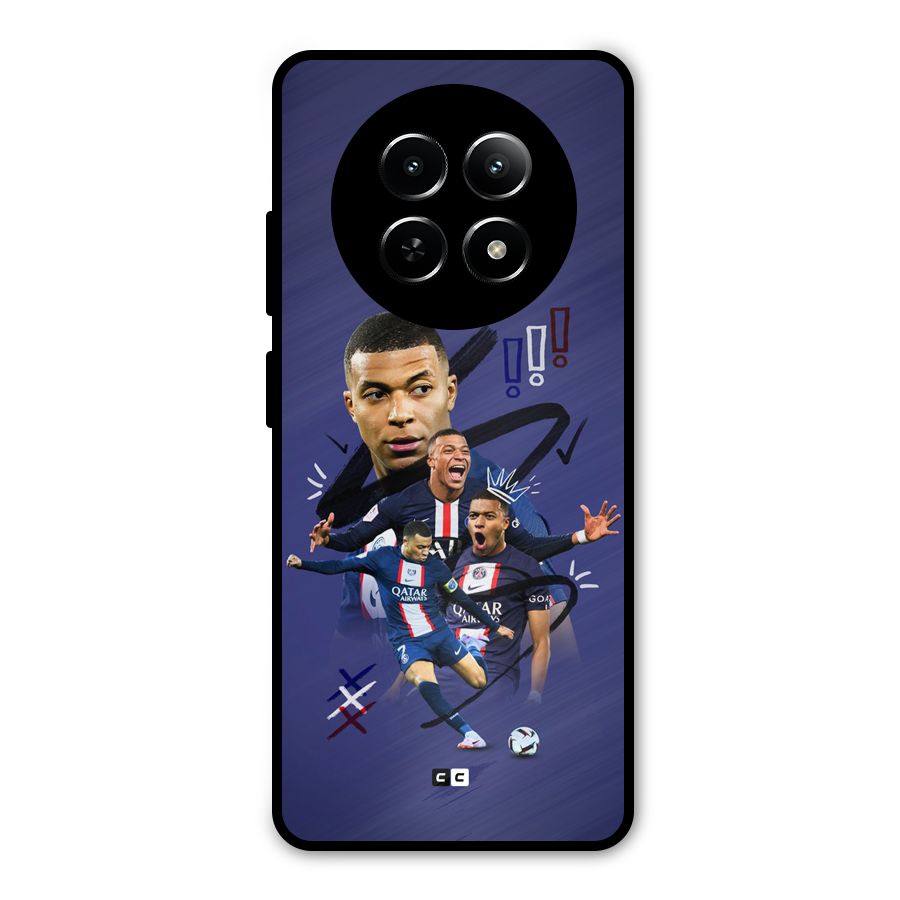 Socccer Star Qatar Metal Back Case for Realme 12 5G