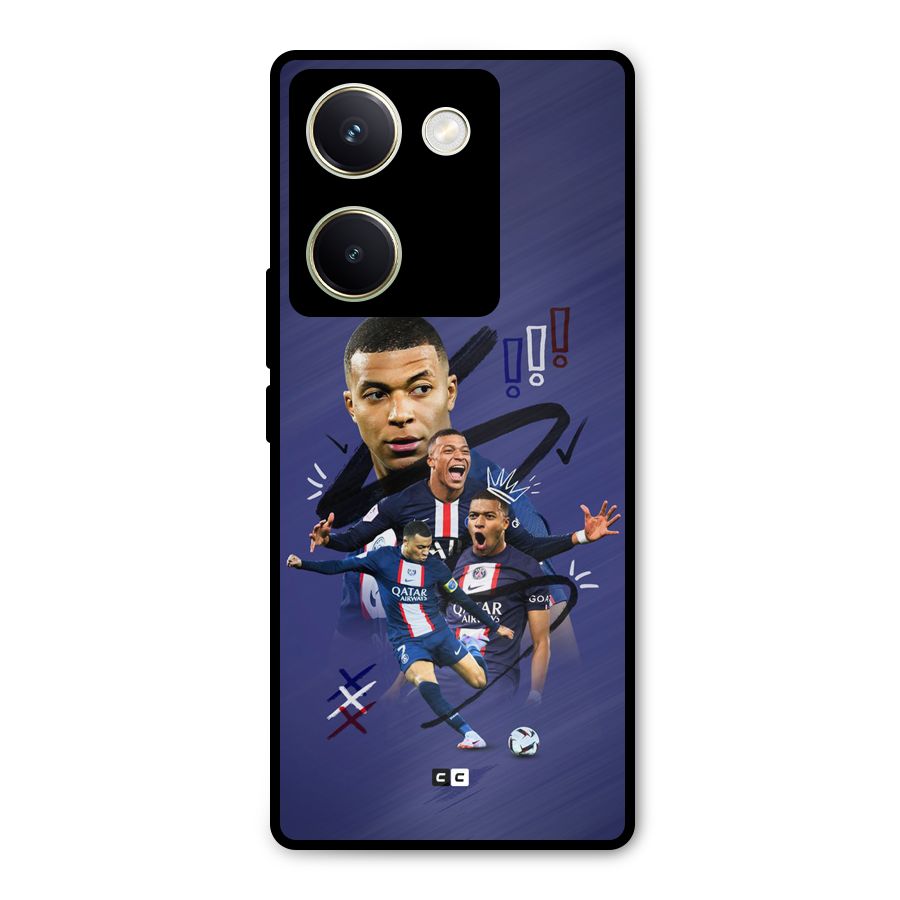 Socccer Star Qatar Metal Back Case for Vivo Y200 Pro