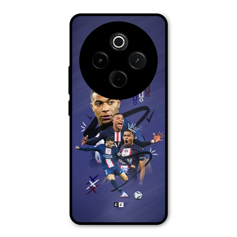Socccer Star Qatar Metal Back Case for iQOO Z10