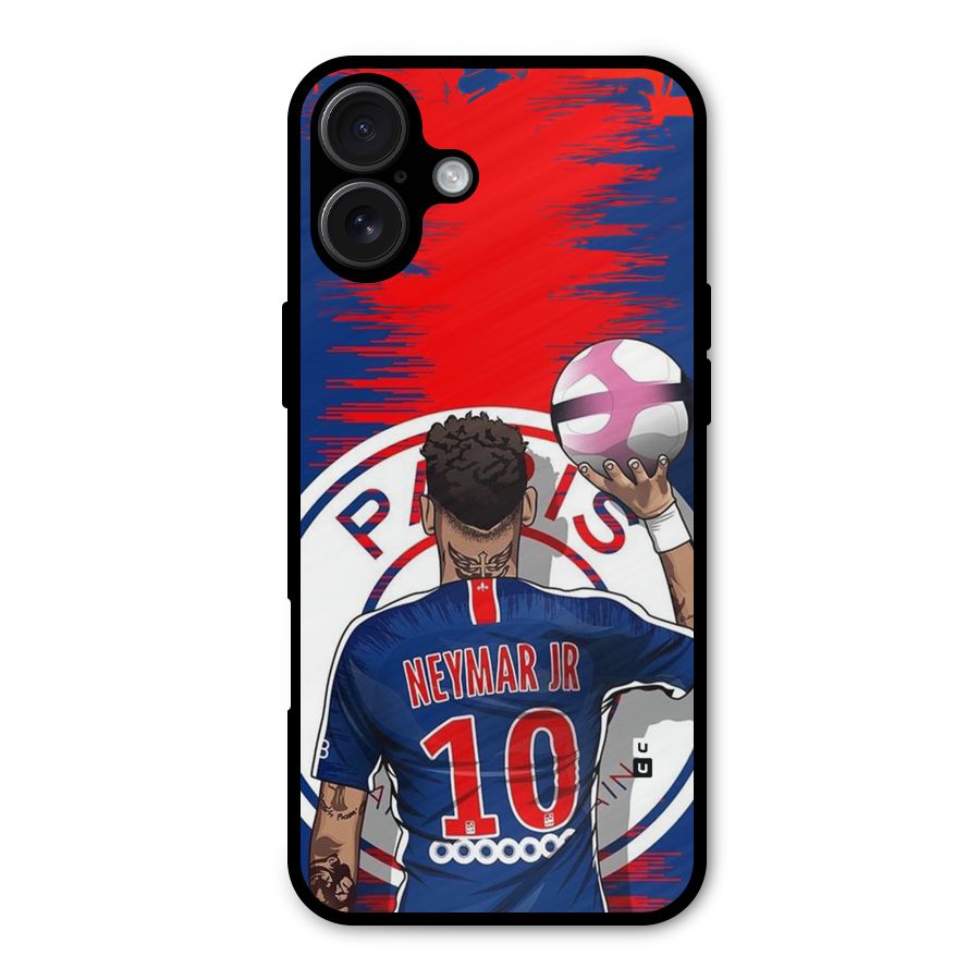Soccer Star Junior Metal Back Case for iPhone 16 Plus