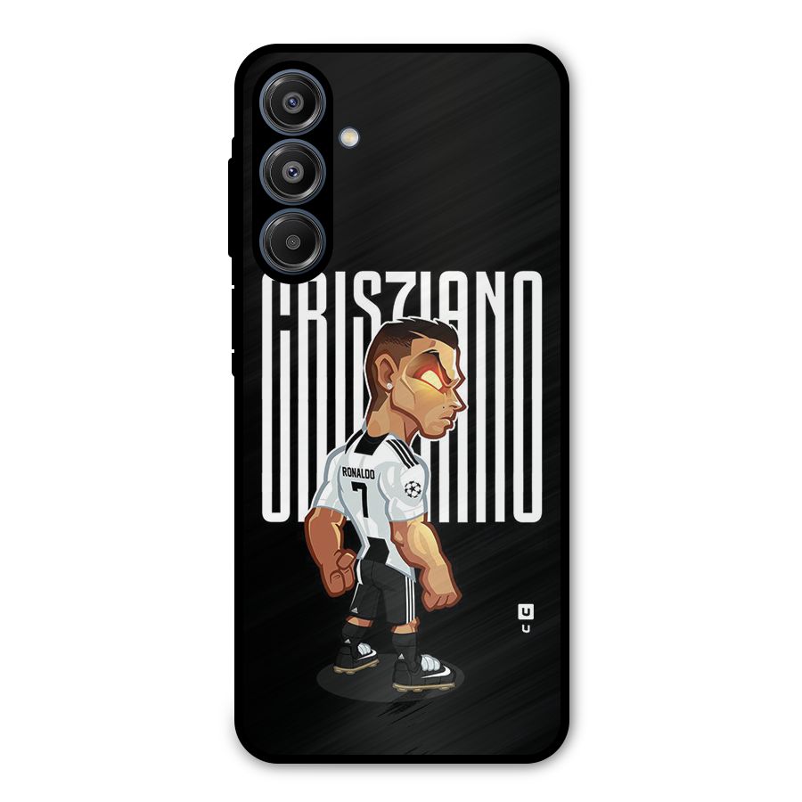 Soccer Star Metal Back Case for Galaxy A16 5G
