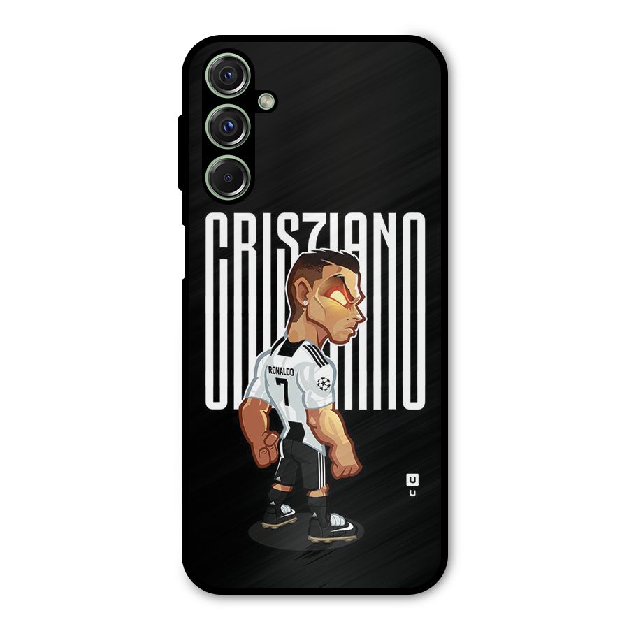 Soccer Star Metal Back Case for Galaxy M34