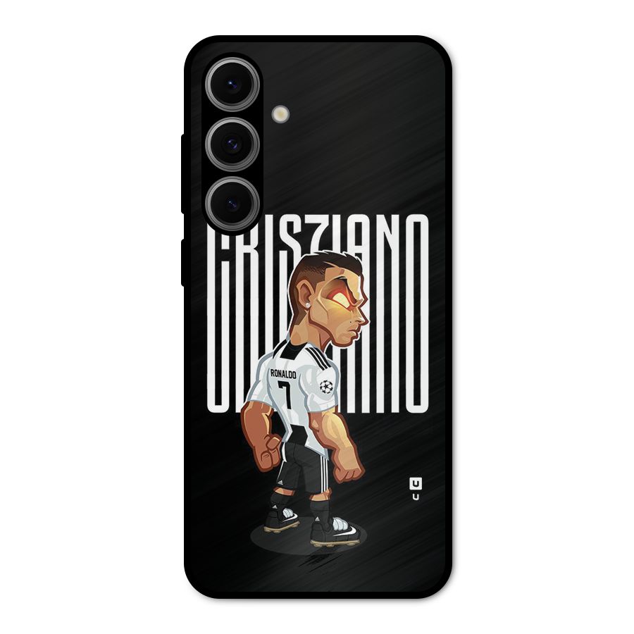 Soccer Star Metal Back Case for Galaxy S24 FE