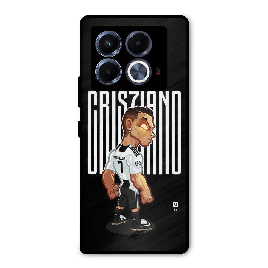 Soccer Star Metal Back Case for Infinix Note 40 5G