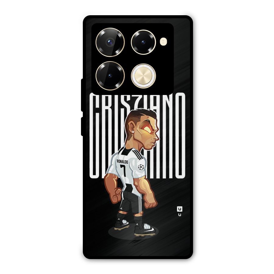 Soccer Star Metal Back Case for Infinix Note 40 Pro
