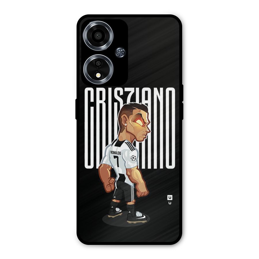 Soccer Star Metal Back Case for Oppo A59