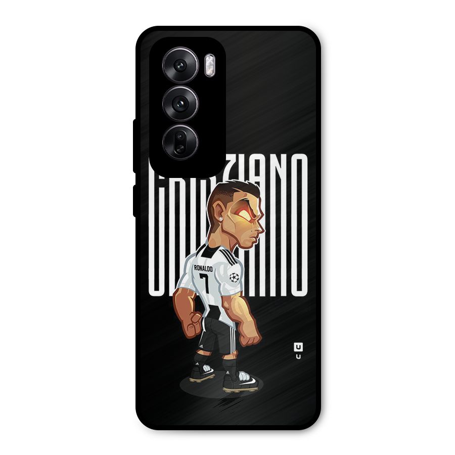 Soccer Star Metal Back Case for Oppo Reno12
