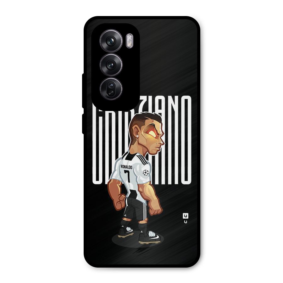 Soccer Star Metal Back Case for Oppo Reno12 Pro