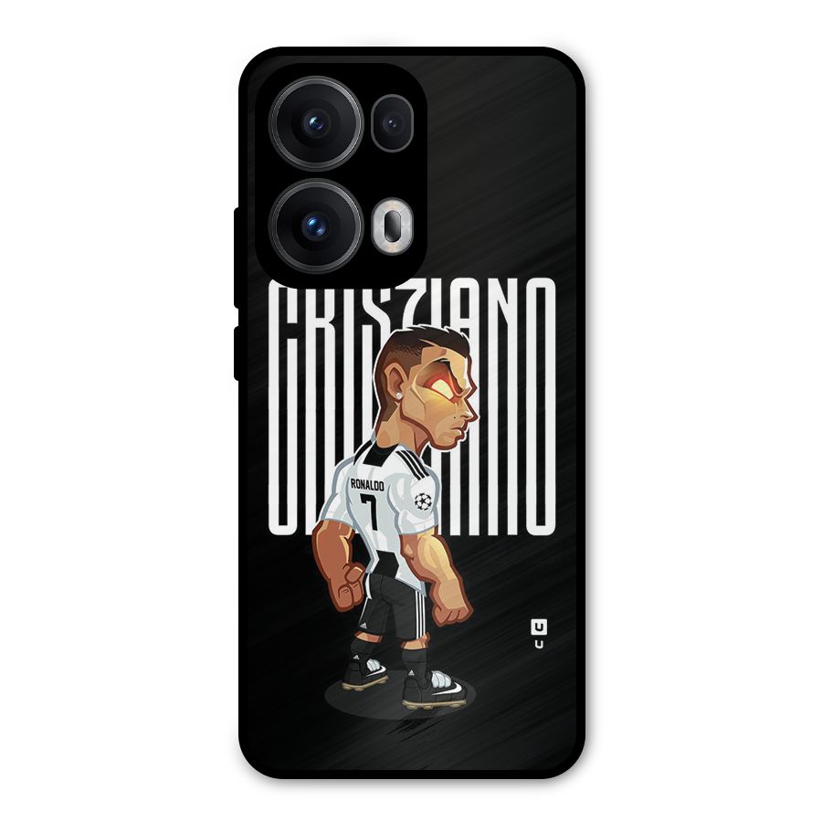 Soccer Star Metal Back Case for Oppo Reno13 Pro