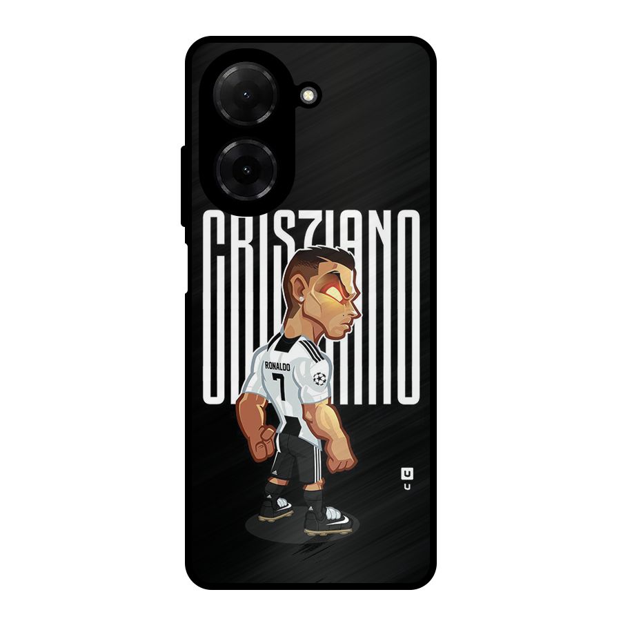 Soccer Star Metal Back Case for Redmi A5 4G